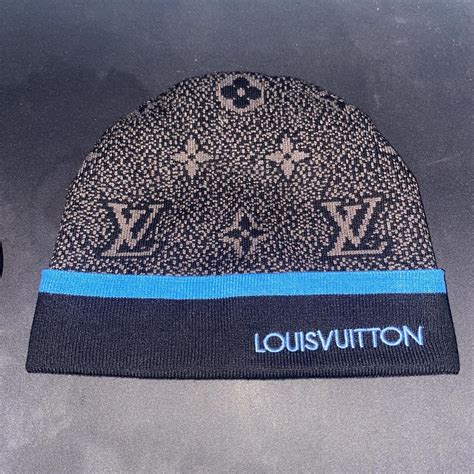 monogram lv beanie